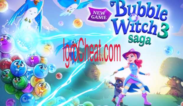 bubble witch 3 saga mod apk 100 moves
