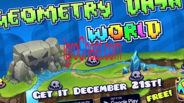 коды для игры geometry dash world